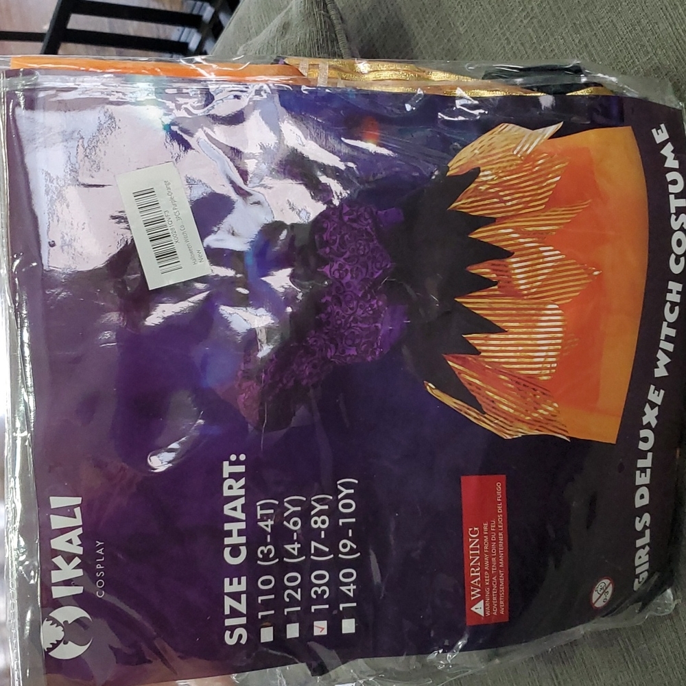 💥50% sale💥NWT 3pc girls witch costume sz7/8 #b850